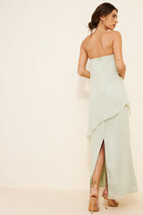 Strapless Slip Maxi Dress
