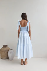 So Far So Long Maxi Dress Blue