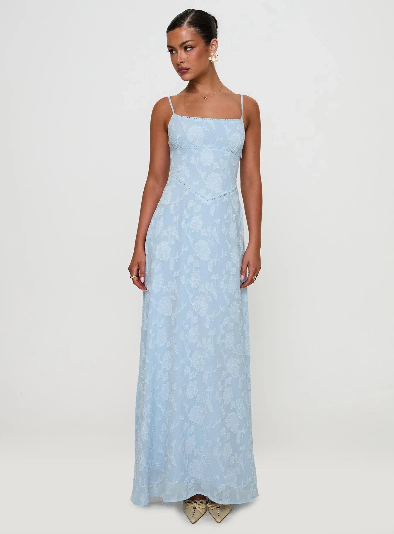 South Of France Maxi Dress Blue