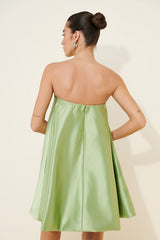Strapless Bubble Mini Dress