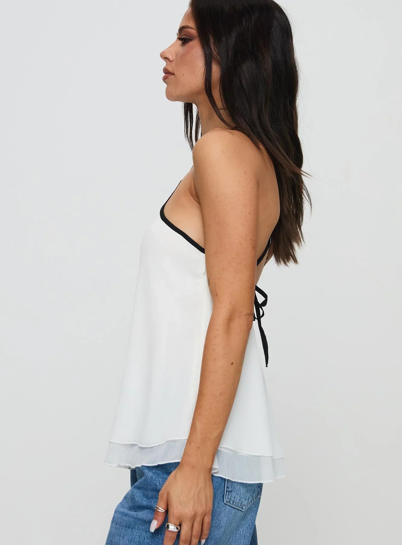 Rafaella Halter Top Cream