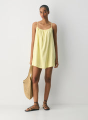 Wellbeing Linen Mini Dress